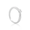 Solitaire Ring Diamant 0.30ct. Weissgold 750