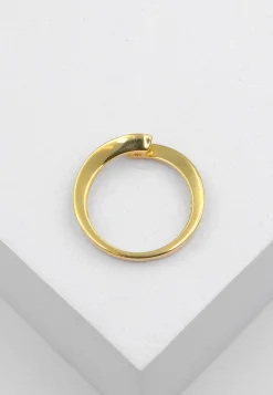 Solitaire Ring Diamant 0.25ct. Gelbgold 750