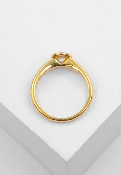 Solitaire Ring Diamant 0.40ct. Gelbgold 750