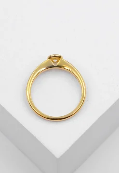 Solitaire Ring Diamant 0.20ct. Gelbgold 750