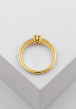 Solitaire Ring Diamant 0.30ct. Gelbgold 750