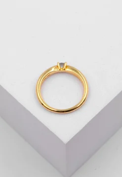 Solitaire Ring Diamant 0.25ct. Gelbgold 750