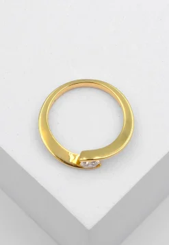 Solitaire Ring Diamant 0.25ct. Gelbgold 750