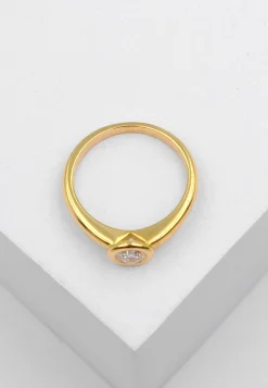 Solitaire Ring Diamant 0.40ct. Gelbgold 750