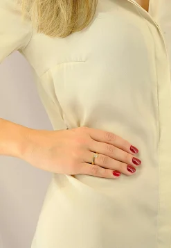 Solitaire Ring Diamant 0.50ct. Gelbgold 750