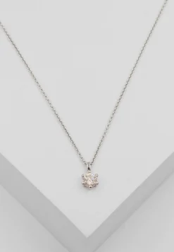 Solitär Anhänger 6-Griff-Fassung Weissgold 750 Diamant 0.50ct. 9x8mm