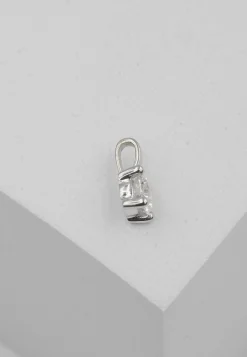 Solitär Anhänger 4-Griff-Fassung Weissgold 750 Diamant 0.33ct. 9x5.5mm