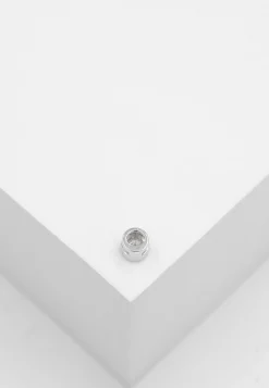 Solitär Anhänger Zargenfassung Weissgold 750 Diamant 0.15ct. 5x5mm