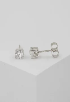 Solitär Ohrstecker 4-Griff-Fassung Weissgold 750 Brillanten 1.00ct. 6mm