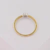 Solitär Ring Gelbgold 750, Brillanten 0.05ct. Trumiracle 0.20ct. (52)