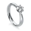 Solitär Ring 750/18K Weissgold Diamant 0.75ct.