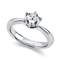 Solitär Ring 750/18K Weissgold Diamant 1ct.