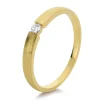 Solitär-Ring 585/14K Gelbgold Diamant 0.06ct.