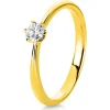 Solitär-Ring 750/18K Gelbgold Diamant 0.2ct.