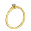 Solitär-Ring 750/18K Gelbgold Diamant 0.15ct.