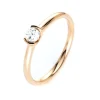 Solitär-Ring 585/14K Gelbgold Diamant 0.2ct.