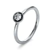 Solitär-Ring 750/18K Weissgold Diamant 0.2ct.