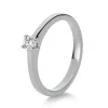 Solitär-Ring 750/18K Weissgold Diamant 0.15ct.