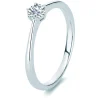 Solitär-Ring 585/14K Weissgold Diamant 0.25ct.