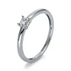 Solitär-Ring 750/18K Weissgold Diamant 0.2ct.