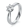 Solitär-Ring 750/18K Weissgold Diamant 1.01ct.