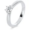 Solitär-Ring 585/14K Weissgold Diamant 0.5ct.