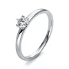 Solitär-Ring 750/18K Weissgold Diamant 0.4ct.