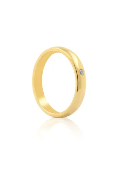 Trauring Alliance Gold 750 Diamant 0.02 ct