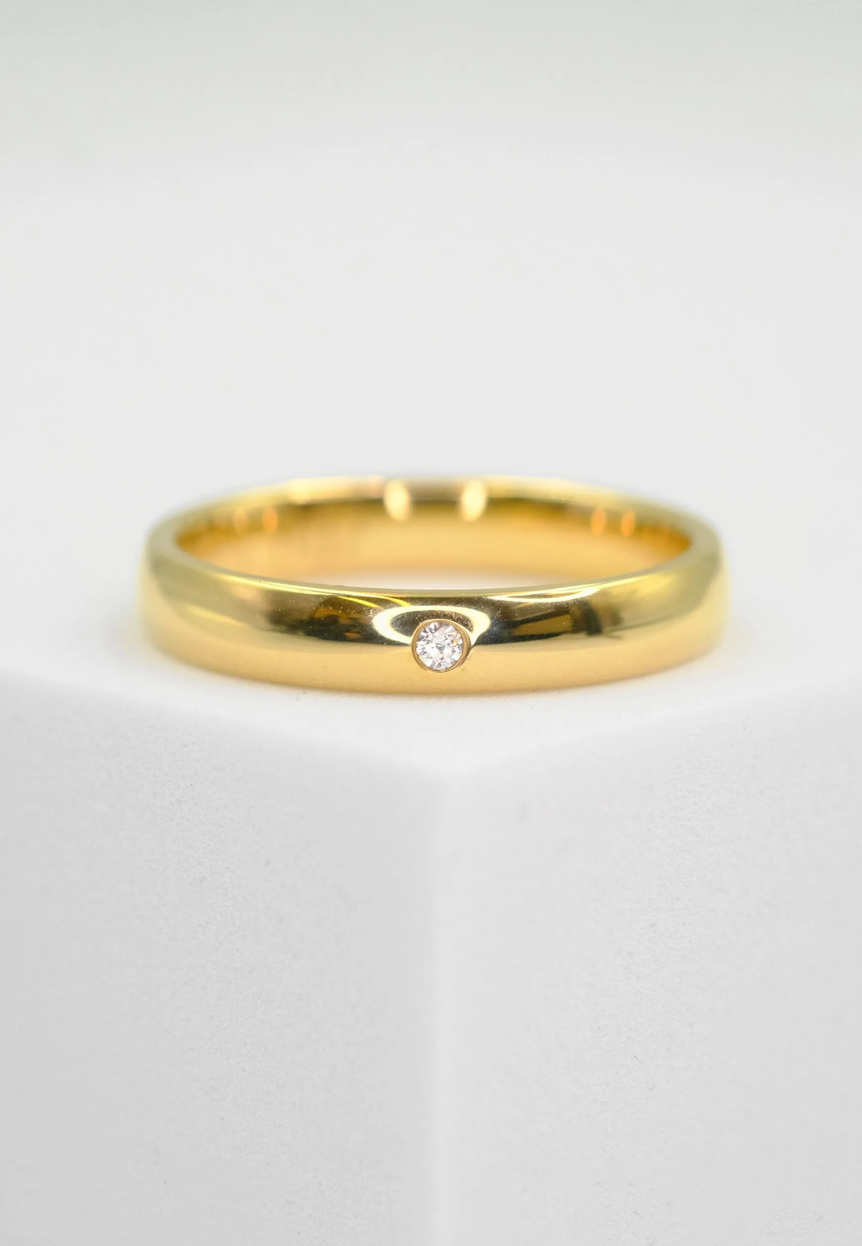 Trauring Alliance Gold 750 Diamant 0.02 ct