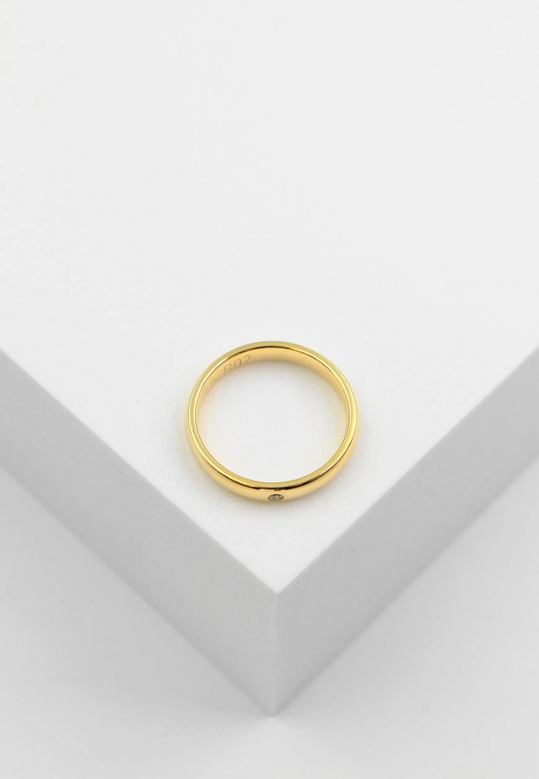 Trauring Alliance Gold 750 Diamant 0.02 ct