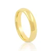 Trauring Gelbgold 750 bombiert Comfort Fit (50)