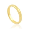 Trauring Gelbgold 750 bombiert Comfort Fit (58)