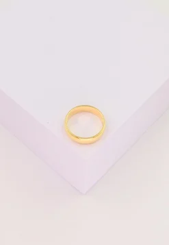 Trauring Gelbgold 750 5mm (52)