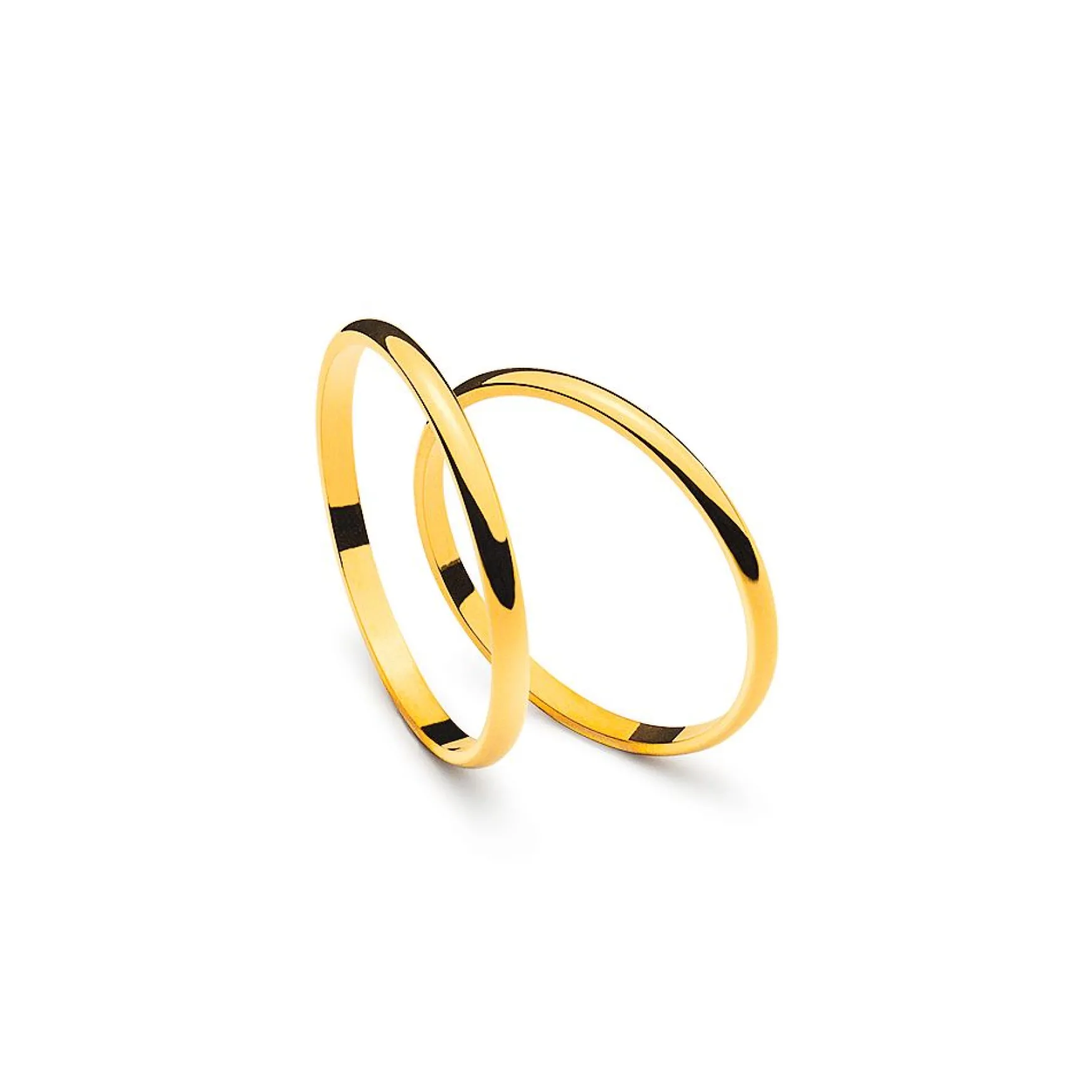 Trauring halbrund Gelbgold 750