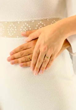 Trauring halbrund Gelbgold 750 (58)