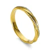 Trauring 750/18K Gelbgold Diamant 0.13ct.