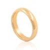 Trauring Rotgold 750 bombiert Comfort Fit (63)
