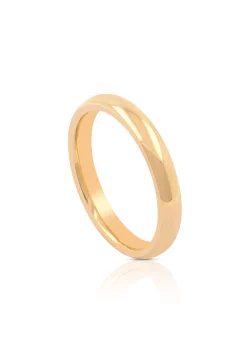 Trauring Rotgold 750 Innenschiene bombiert (51)