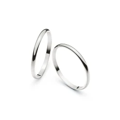 Trauring Weissgold 750