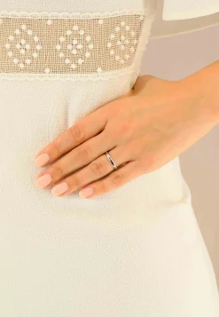 Trauring Weissgold 750 (50)