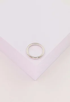 Trauring Weissgold 750 Innenschiene bombiert (53)