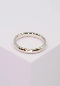 Trauring Weissgold 750 Innenschiene bombiert (53)