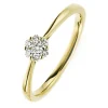Verlobungsring 585/14K Gelbgold Diamant 0.16ct.