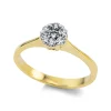 Verlobungsring 585/14K Gelbgold Diamant 0.29ct.
