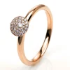 Verlobungsring 585/14K Roségold Diamant 0.15ct.