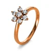 Verlobungsring 750/18K Rotgold Diamant 0.4ct.