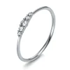 Verlobungsring 750/18K Weissgold Diamant 0.1ct.