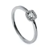 Verlobungsring 750/18K Weissgold Diamant 0.11ct.