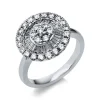 Verlobungsring 750/18K Weissgold Diamant 1.26ct.