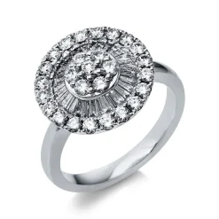 Verlobungsring 750/18K Weissgold Diamant 1.26ct.